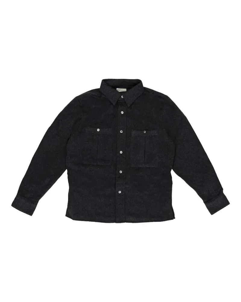 Aimé Leon Dore cashmere field shirt - Grau Grau