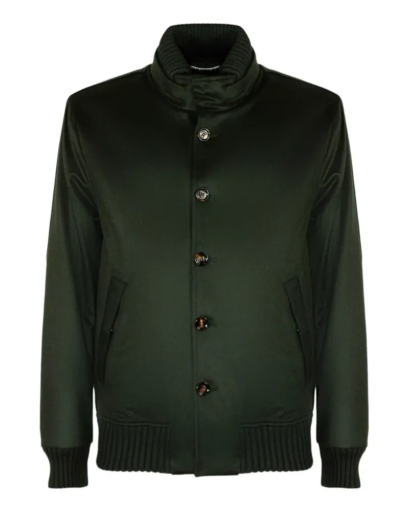 KIRED Bomberjacke aus Kaschmir - Grün Grün