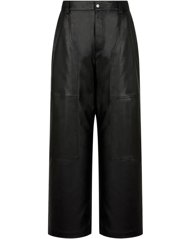 STUDIO TOMBOY Hose mit Knöpfen - Schwarz Schwarz