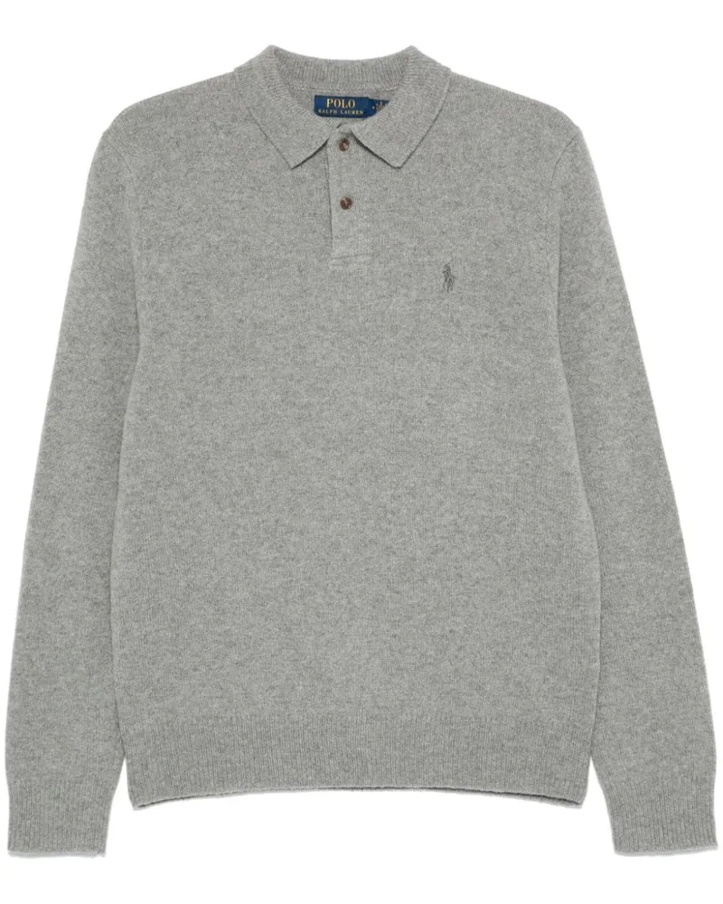 Ralph Lauren Poloshirt mit Polo Pony - Grau Grau