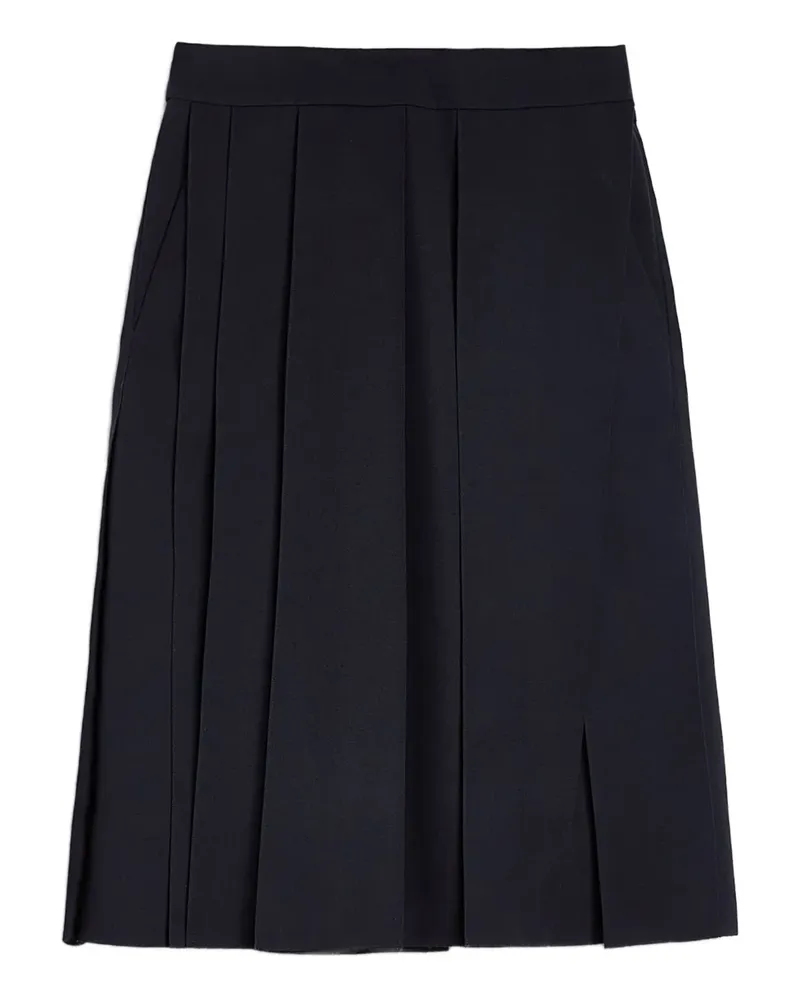 Jil Sander Gewickelter Faltenrock - Blau Blau