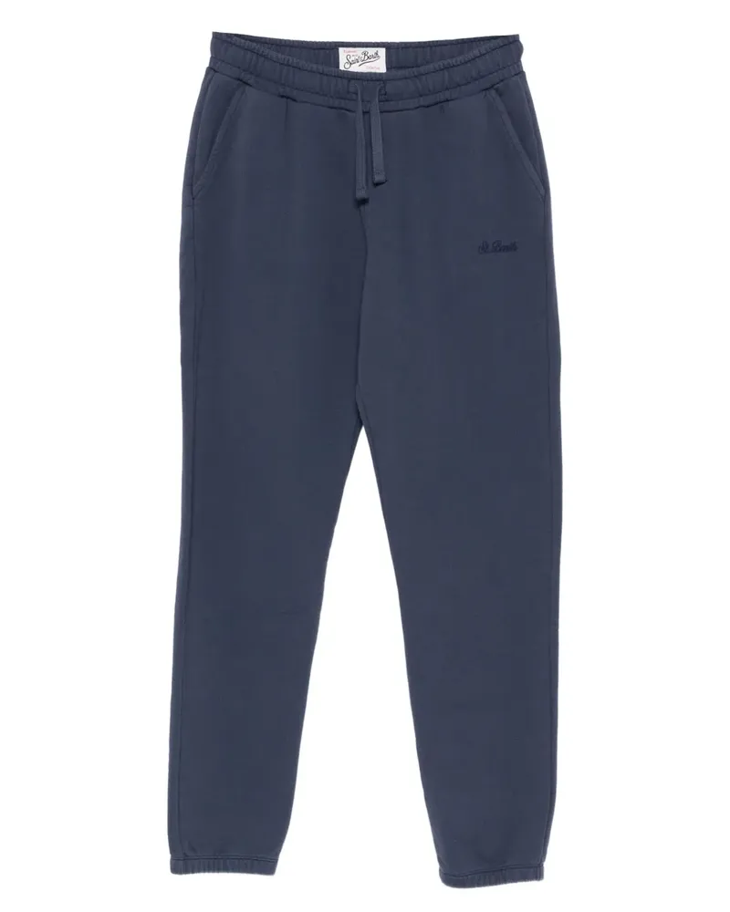 MC2 Saint Barth Bolt Hose mit Logo-Stickerei - Blau Blau