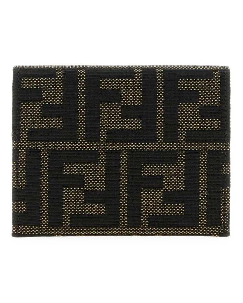 Fendi FF jacquard card case - Braun Braun