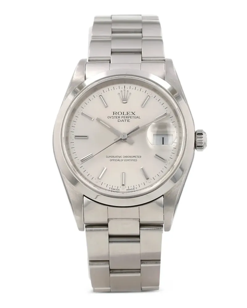 Rolex 1997 Oyster Perpetual Date 34mm watch - Weiß Weiß