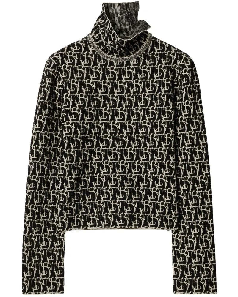 Burberry Pullover mit B Charm-Intarsie - Nude Nude