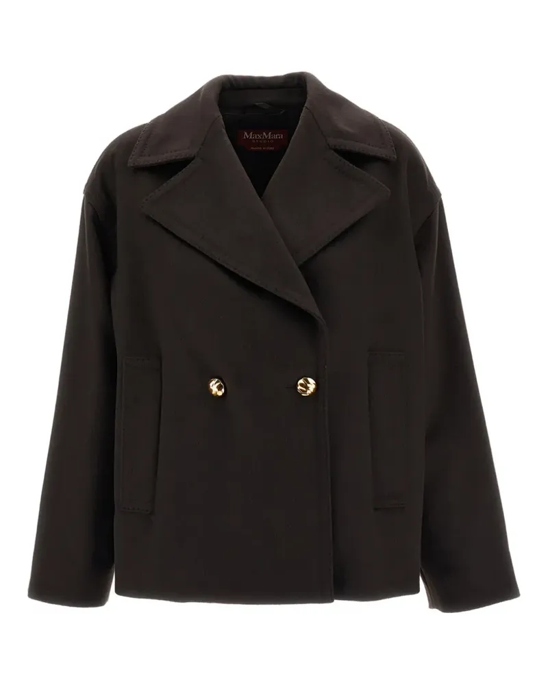 Max Mara Klassische Cabanjacke - Braun Braun