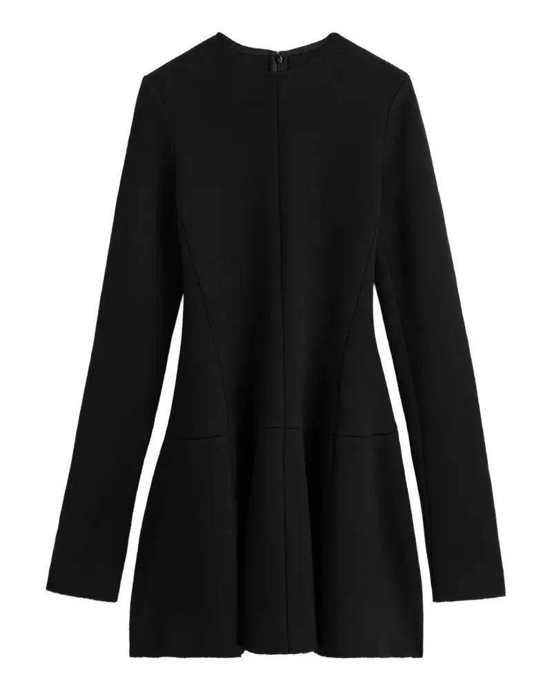 Totême Skaterkleid aus Wolle - Schwarz Schwarz