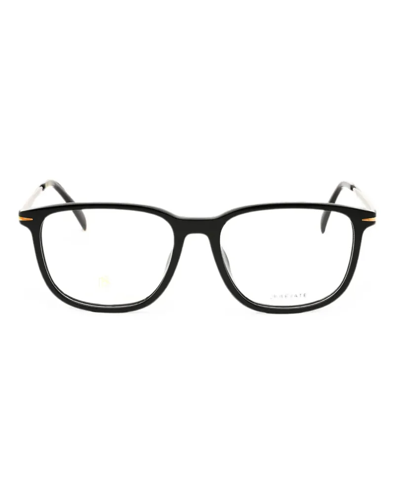 EYEWEAR by DAVID BECKHAM rectangle-frame glasses - Schwarz Schwarz