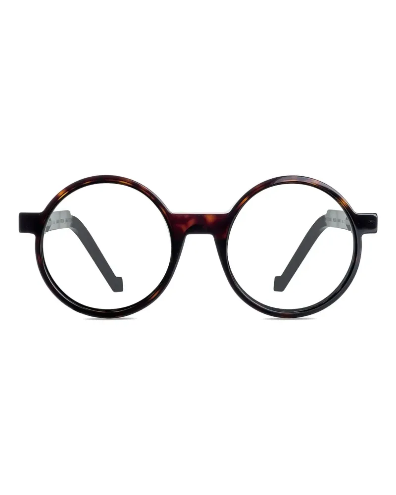 VAVA EYEWEAR WL0013 Brille mit rundem Gestell - Braun Braun
