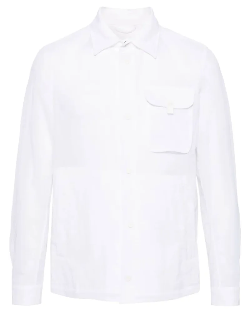 Herno Semi-transparente Ripstop-Hemdjacke - Weiß Weiß