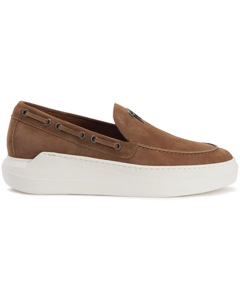 Giuseppe Zanotti Conley String Segelschuhe - Braun Braun