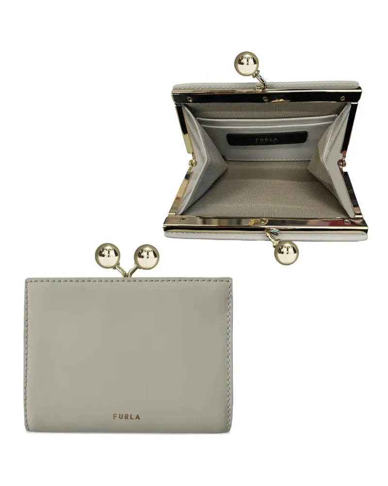 Furla Dots kiss-lock coin case - Nude Nude