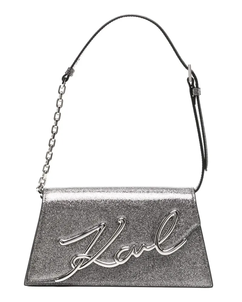 Karl Lagerfeld K/Signature Schultertasche - Grau Grau