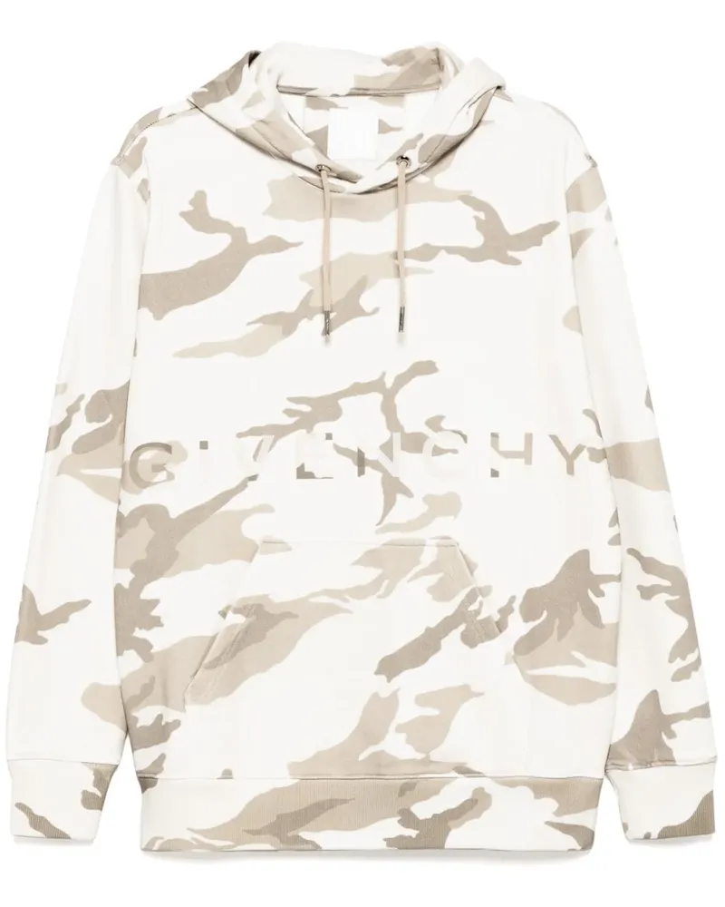 Givenchy Hoodie mit Camouflagemuster und Logo-Print - Nude Nude
