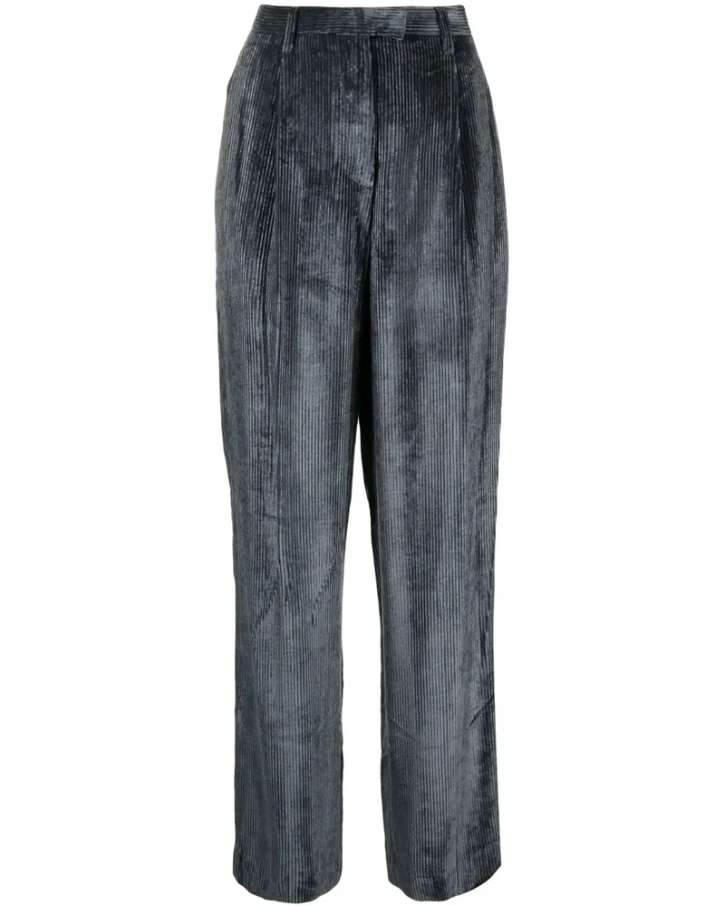 Brunello Cucinelli Tapered-Hose aus Cord - Blau Blau