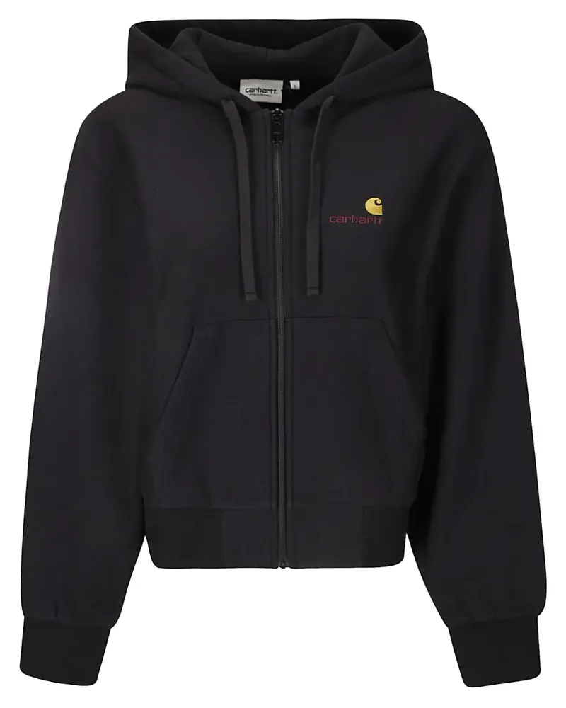 Carhartt WIP American Script Hoodie - Schwarz Schwarz