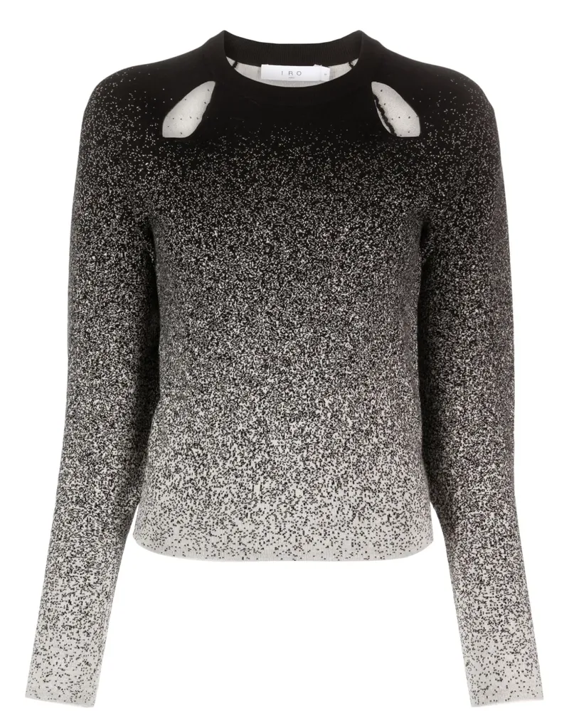 IRO Neyla Pullover mit Farbverlauf - Schwarz Schwarz