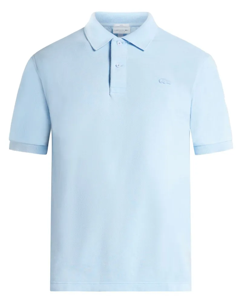 Lacoste Poloshirt mit Logo-Applikation - Blau Blau