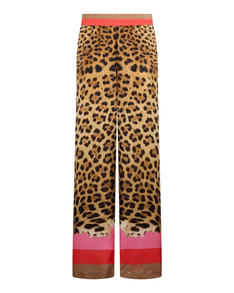 Roberto Cavalli animal-print trousers - Nude Nude