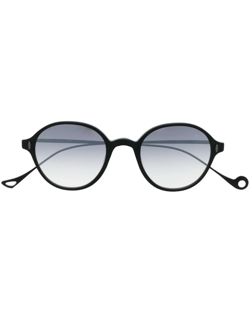 Eyepetizer Sonnenbrille mit runden Farbverlaufgläsern - Schwarz Schwarz