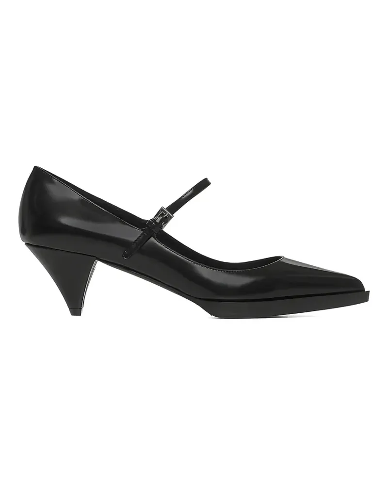 Prada buckle-strap pointed-toe pumps - Schwarz Schwarz