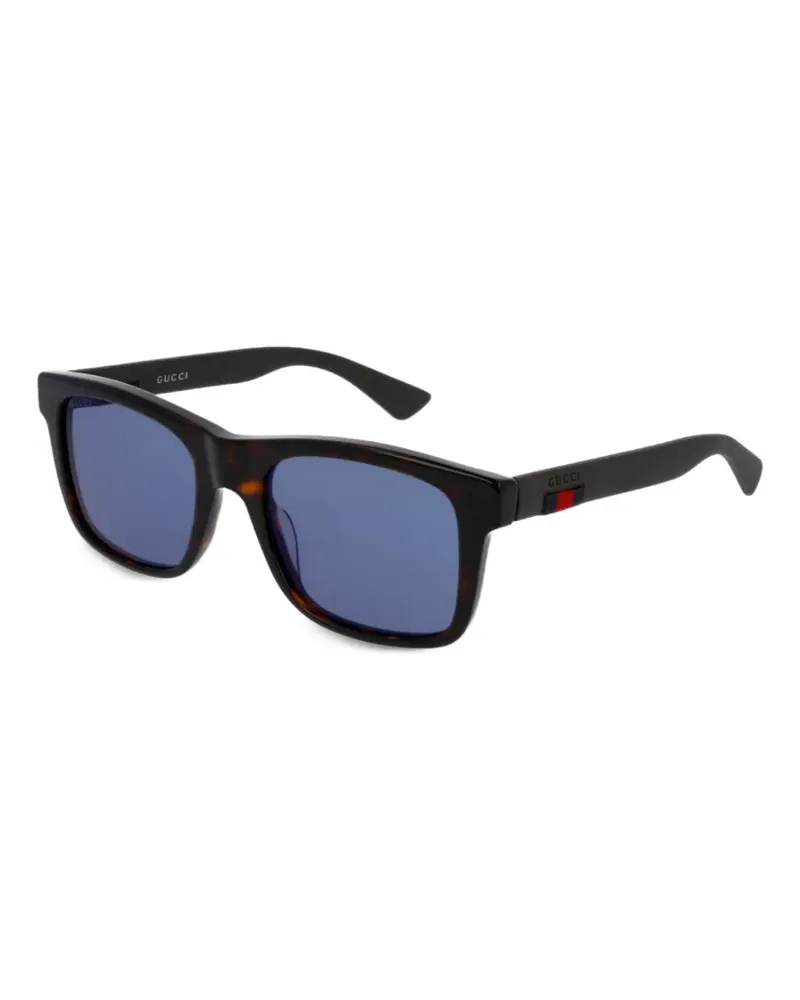 Gucci square-frame sunglasses - Schwarz Schwarz