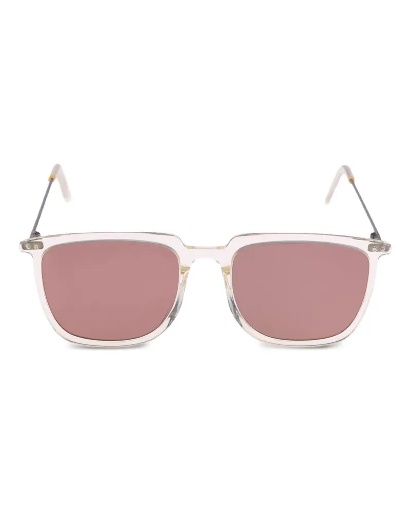 Delirious Eyewear Sonnenbrille mit eckigen Gläsern - Gelb Gelb