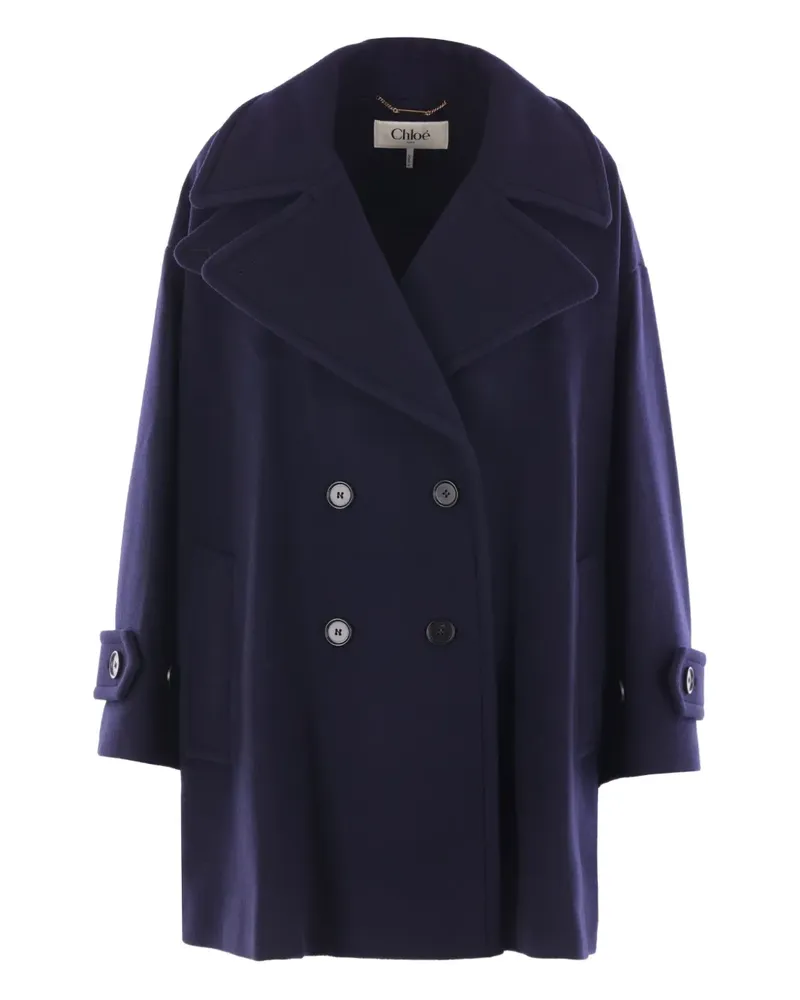 Chloé Doppelreihiger Mantel - Blau Blau