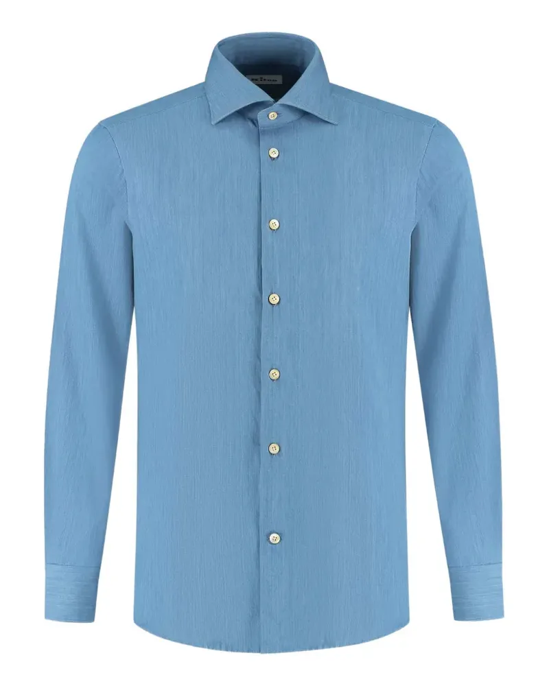 Kiton long-sleeved shirt - Blau Blau