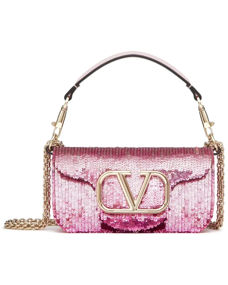 Valentino Garavani Kleine Loco Schultertasche - Rosa Rosa