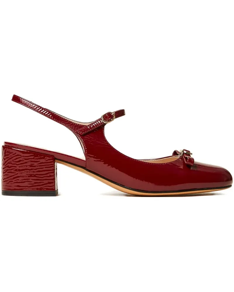 Twin-Set Pumps mit Schleife 50mm - Rot Rot