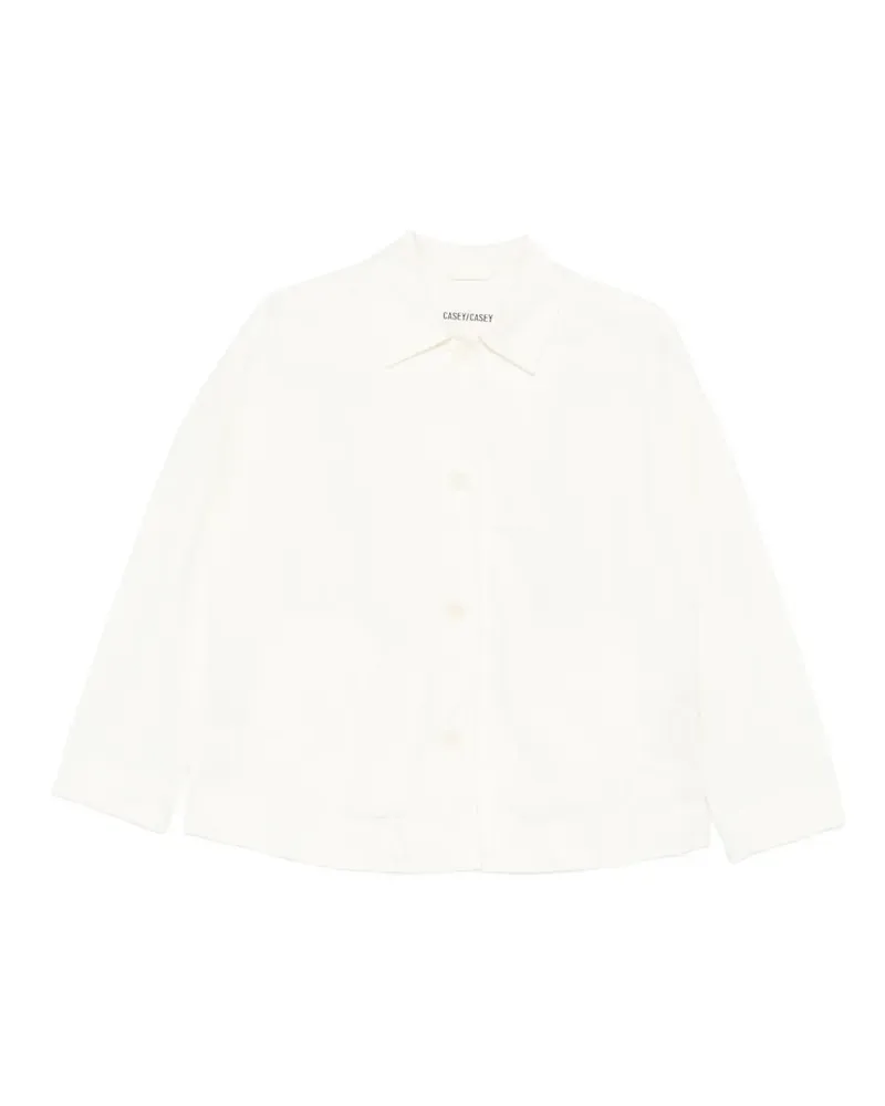 Casey Casey button-up classic-collar jacket - Nude Nude