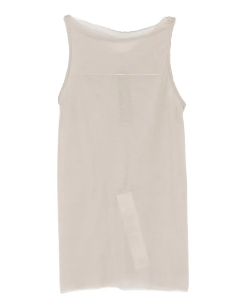 Rick Owens crew-neck tank top - Nude Nude