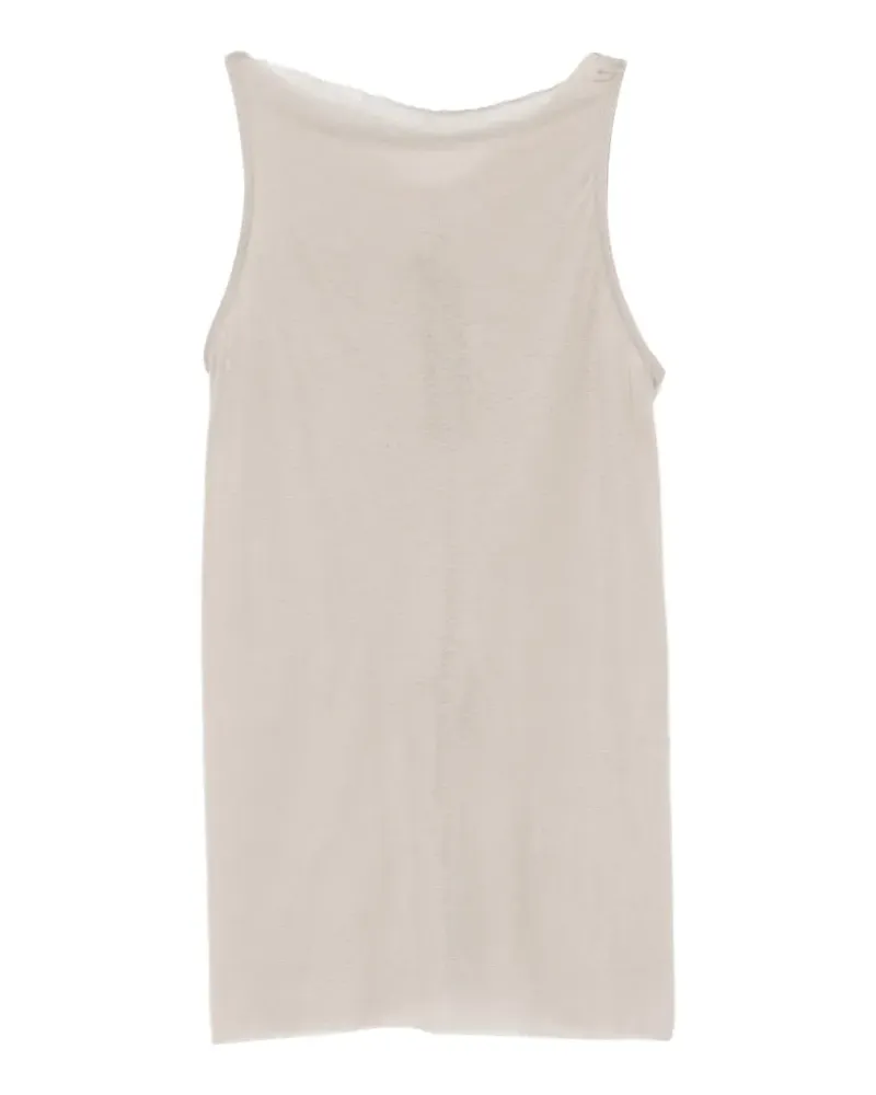 Rick Owens crew-neck tank top - Nude Nude