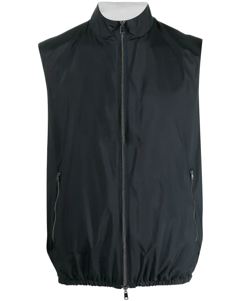 Herno Weste mit Stehkragen - Blau Blau