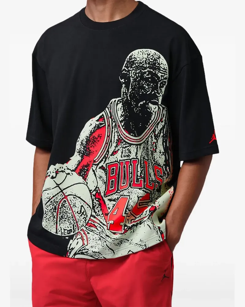 Jordan T-Shirt mit grafischem Print - Schwarz Schwarz