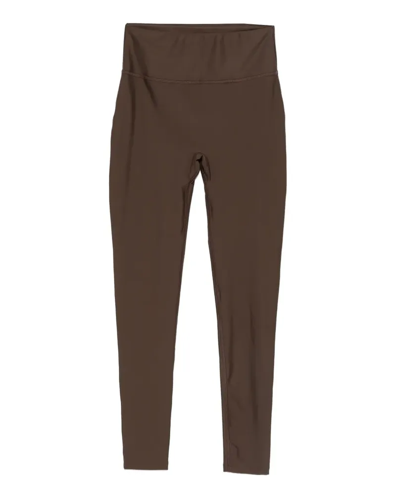 Maje Leggings mit hohem Bund - Braun Braun