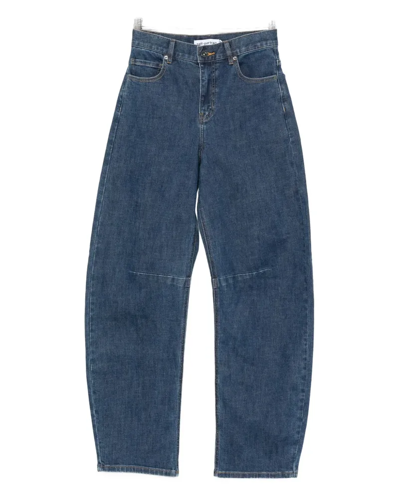 Self-Portrait Five-Pocket-Jeans - Blau Blau