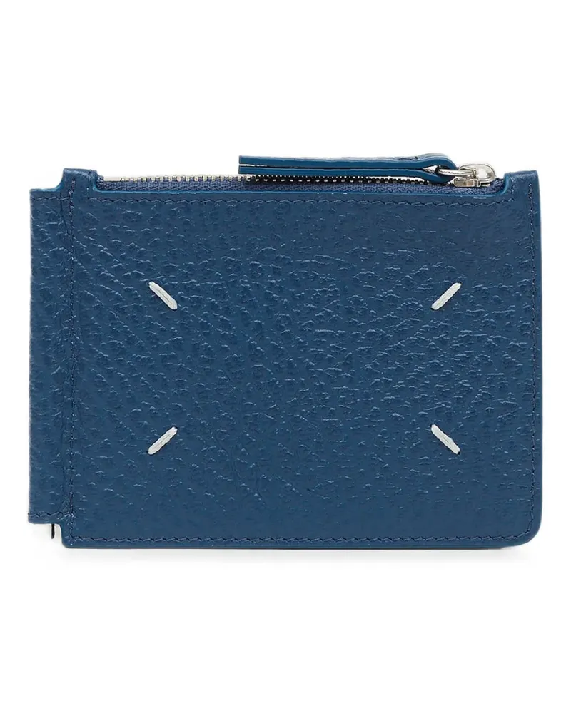 Maison Margiela wallet slim 2-pincer - Blau Blau