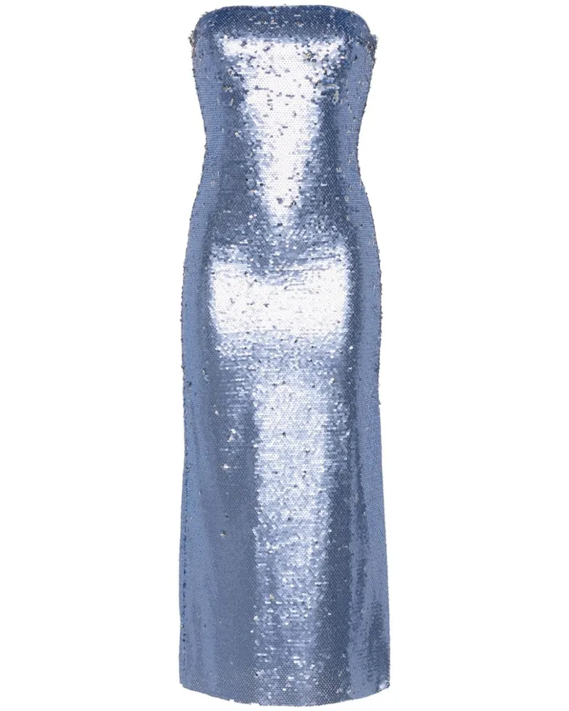 The New Arrivals Ilkyaz Ozel Midikleid mit Pailletten - Violett Violett