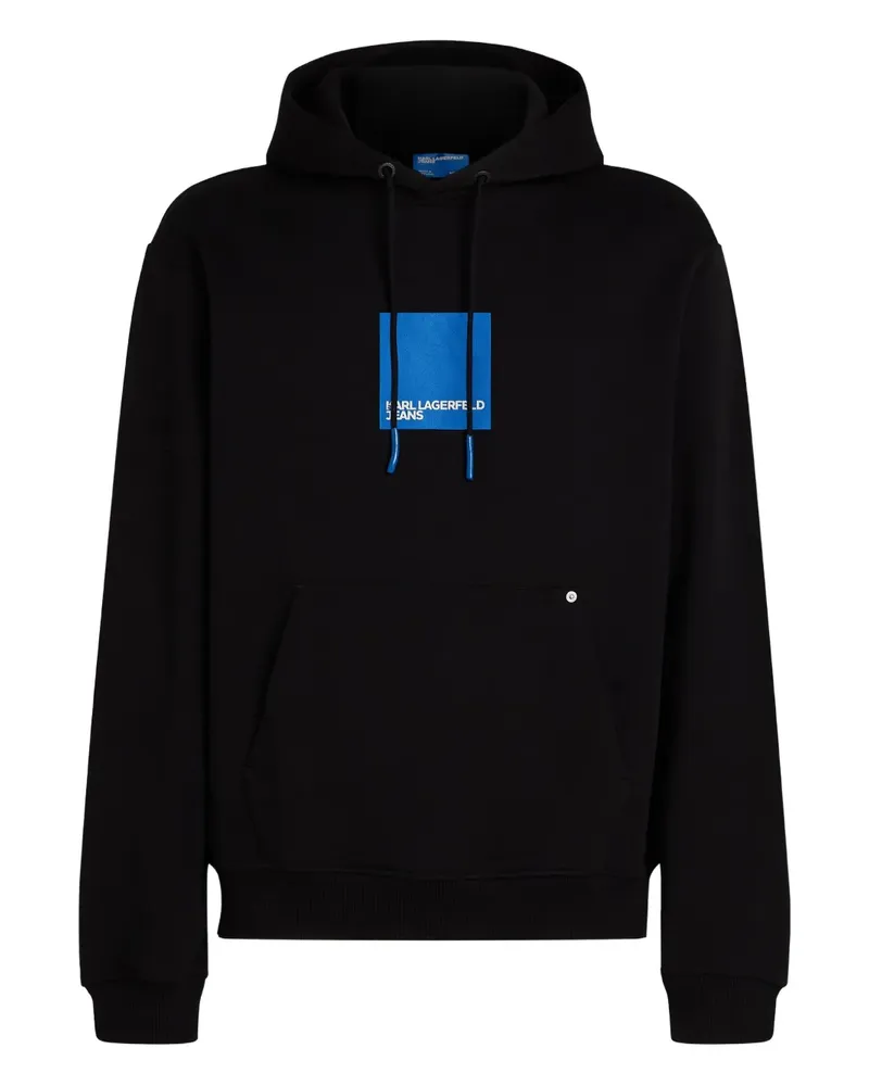 Karl Lagerfeld Hoodie mit Logo - Schwarz Schwarz