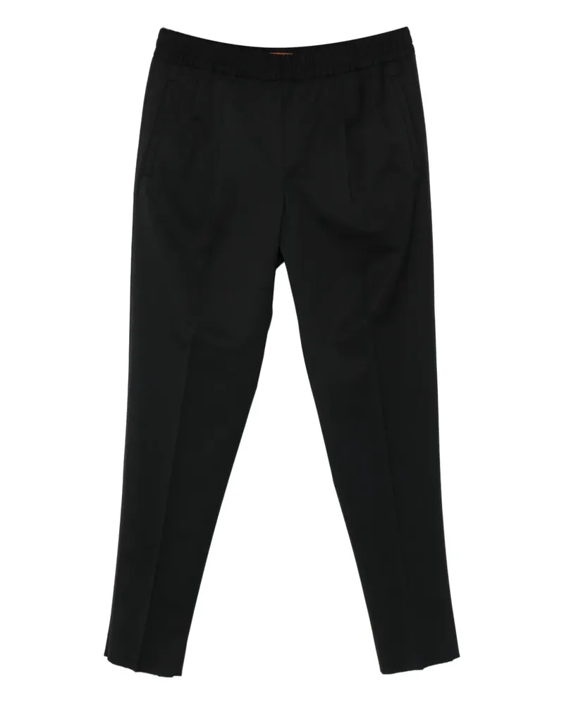 Ermenegildo Zegna Plissierte Hose - Schwarz Schwarz