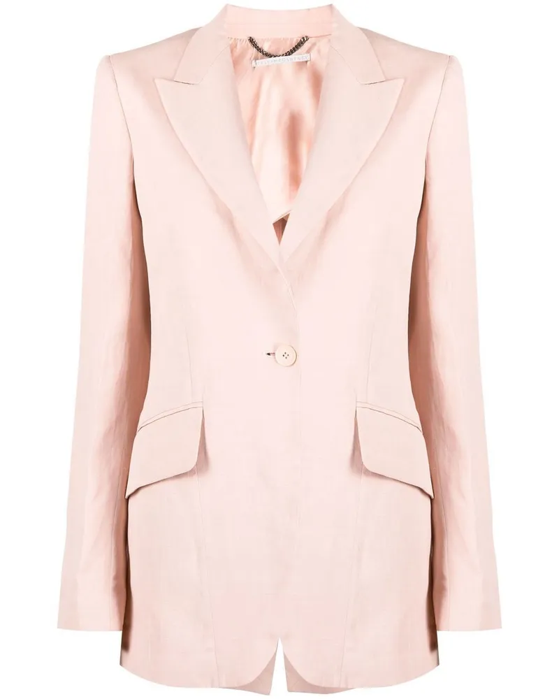 Stella McCartney Einreihiger Blazer - Rosa Rosa