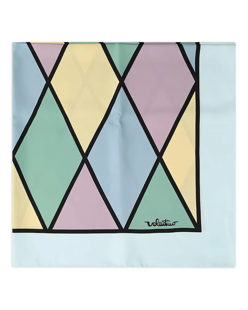 Valentino Garavani Schal mit Rhombelle-Print - Blau Blau