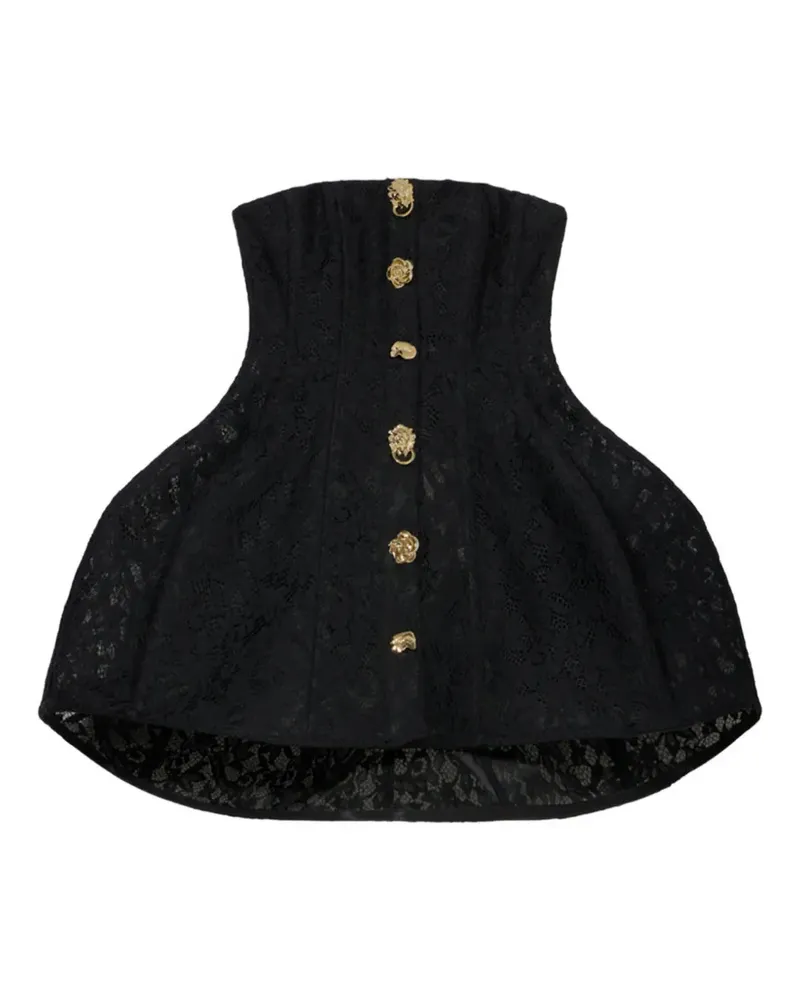 Blumarine Kleid mit Spitze - Schwarz Schwarz