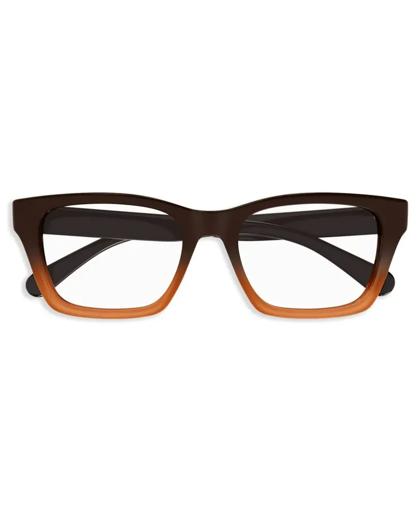 Chloé Brille mit eckigem Gestell - Braun Braun