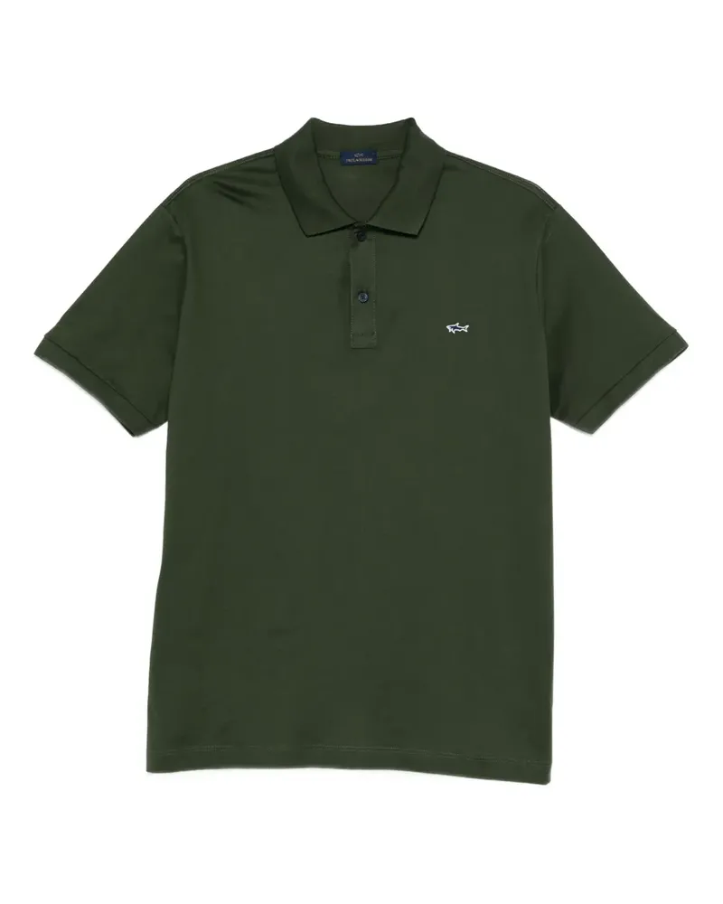Paul & Shark Poloshirt mit Logo-Stickerei - Grün Grün