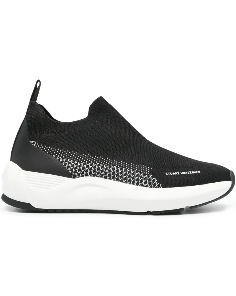 Stuart Weitzman Sw Glide Slip-On-Sneakers - Schwarz Schwarz