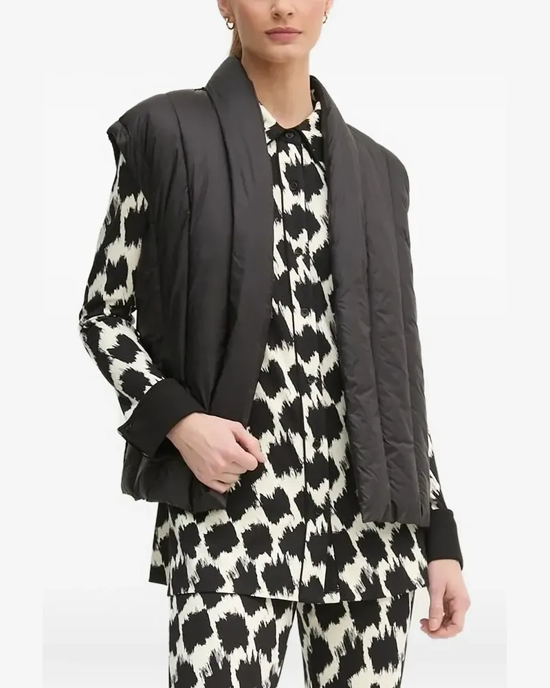 Diane von Furstenberg Hemd mit abstraktem Print - Schwarz Schwarz