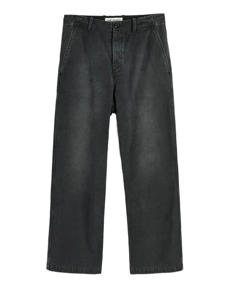 Our Legacy Rig chino trousers - Grau Grau